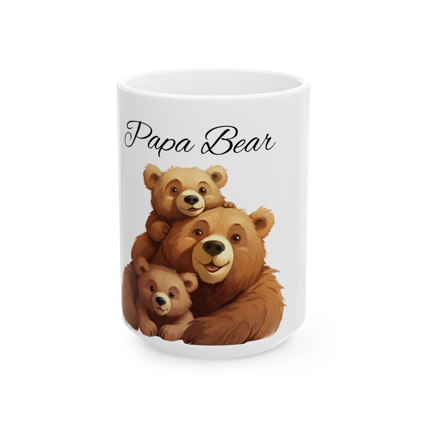 Papa bear (Bear Family Collection)Ceramic Mug, (11oz, 15oz)